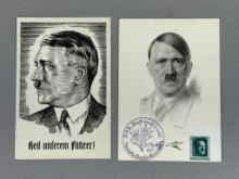 Pre WWII Nazi German Adolf Hitler Propaganda Postcard lot