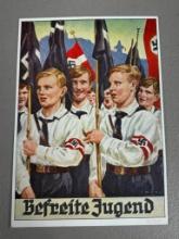 WWII Nazi German - Austrian Anschluss Propaganda Postcard #6 Published by Stocker - Verlag Graz