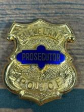 Rare Cleveland, Ohio Prosecutor Obsolete Badge