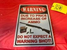 Gun Warning Sign