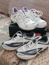 (2) pairs of ladies Avia tennis shoes, size 9, never worn