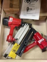 2 Grizzly Model G2420 Framing Nailers & Wire Collated Nails