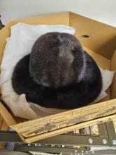 Ranch mink ladys hat with box