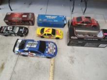 5 Diecast NASCAR Cars Earnhardt