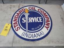 Standard Oil Company Sign AAA Sign Co Coitsville Ohio