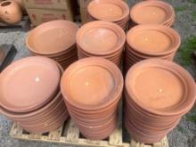 Pallet of Terracotta Saucers