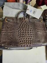 Large Brahmin leather purse