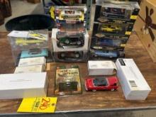 assorted toy and die cast cars