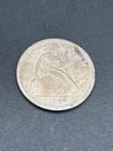 1859-o Seated Dollar