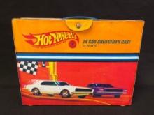 Hot Wheels 24 Car collector case with 24 Red-Liner Hot Wheel Cars