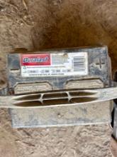 Box of Assorted Forged Wrenches, Gas Can, Duralast Battery