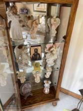 Assorted angel figurines, religious decor