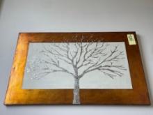 Large canvas gold print tree picture