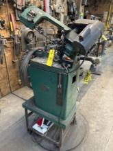 Grizzly horizontal bandsaw with feed table and extra blades