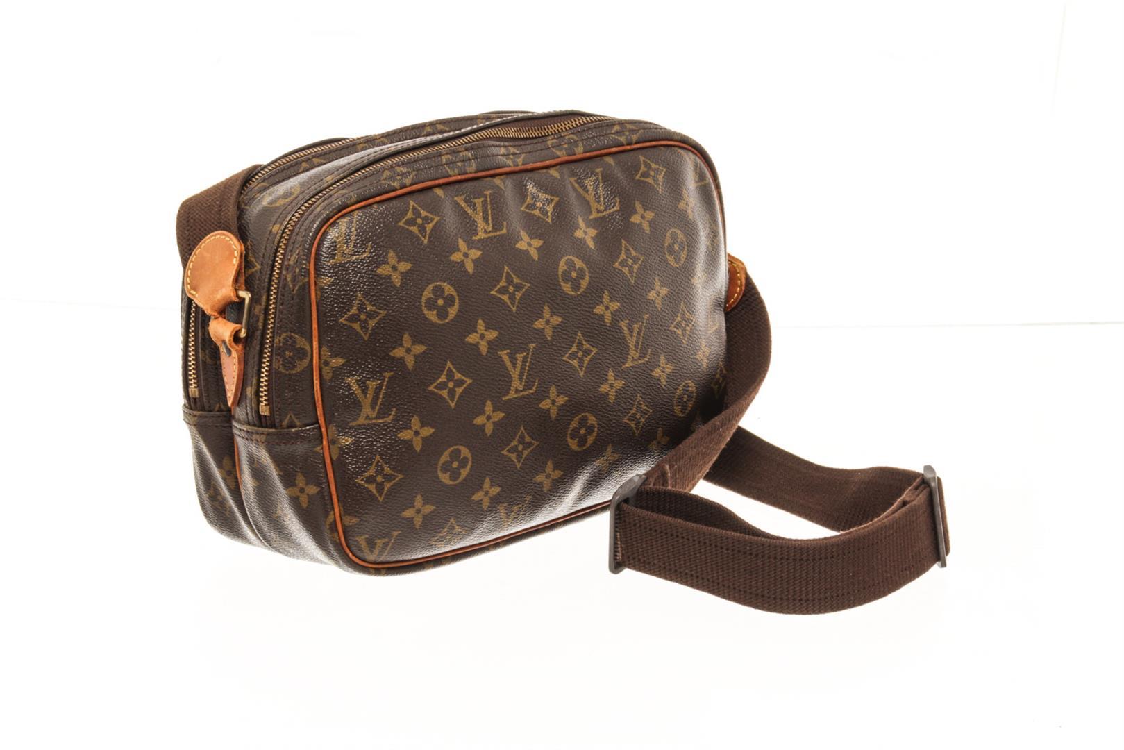 Louis Vuitton Brown Monogram Reporter PM Crossbody Bag