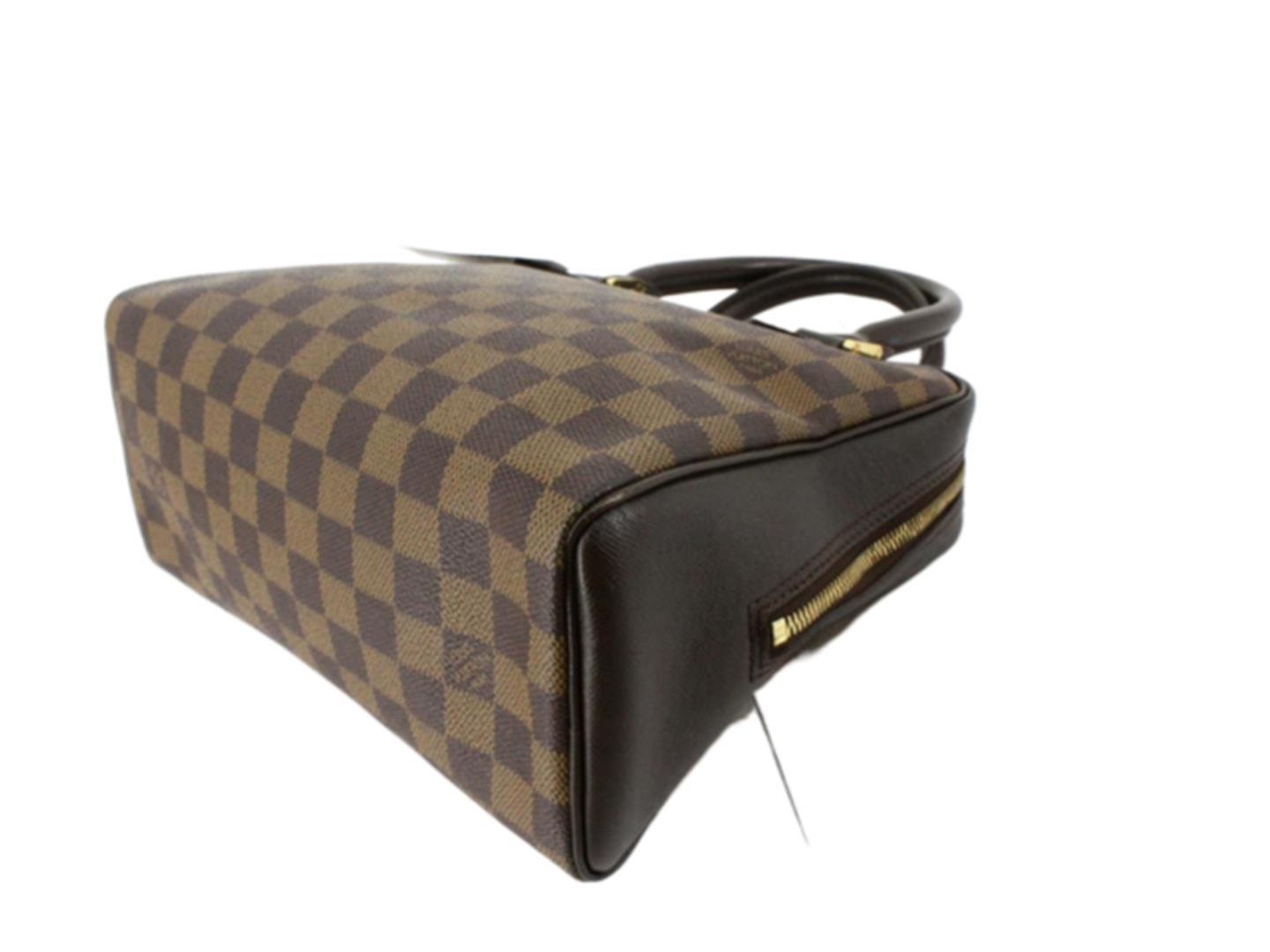 Louis Vuitton Damier Ebene Canvas Leather Brera Handbag