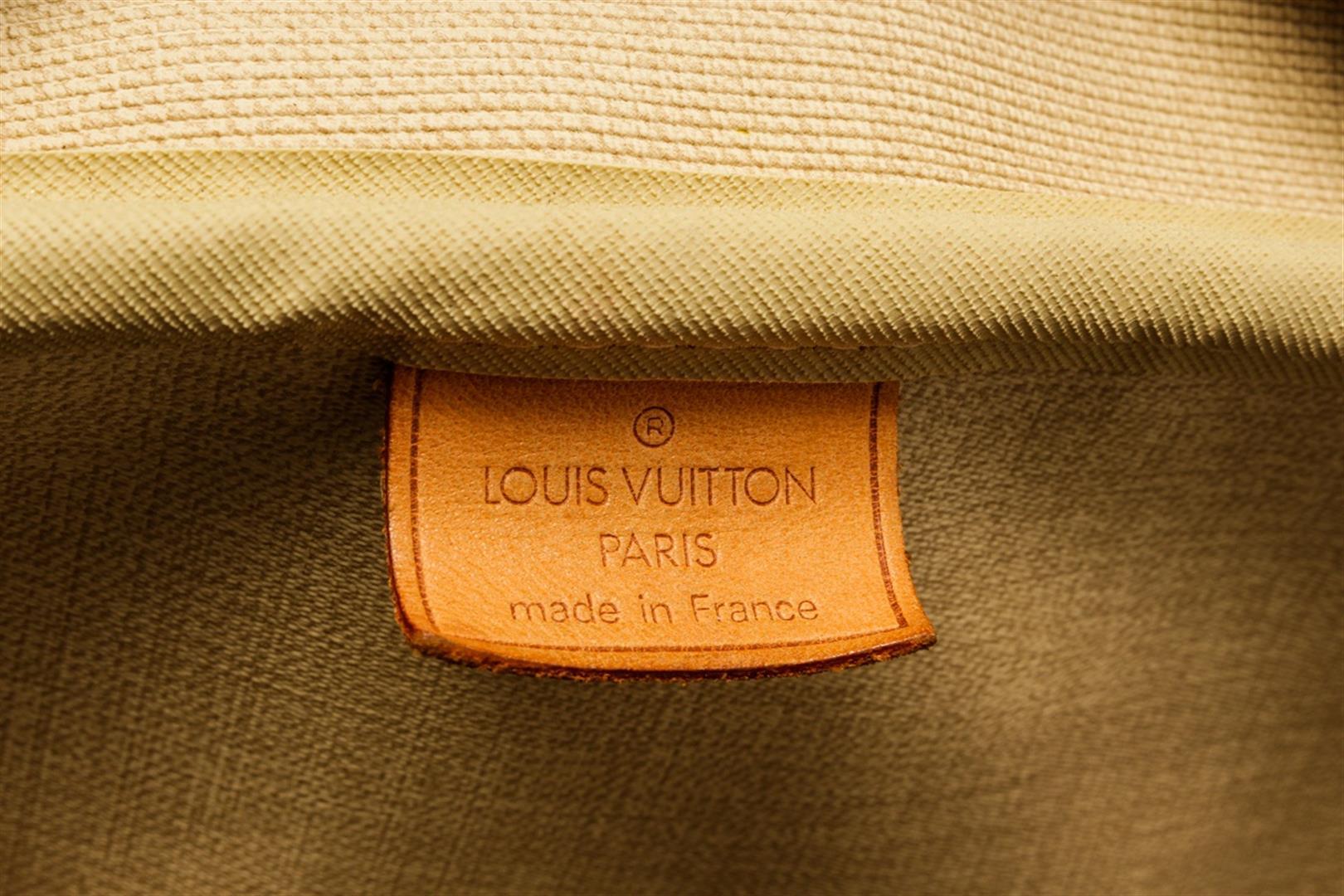 Louis Vuitton Brown Monogram Deauville Satchel Bag