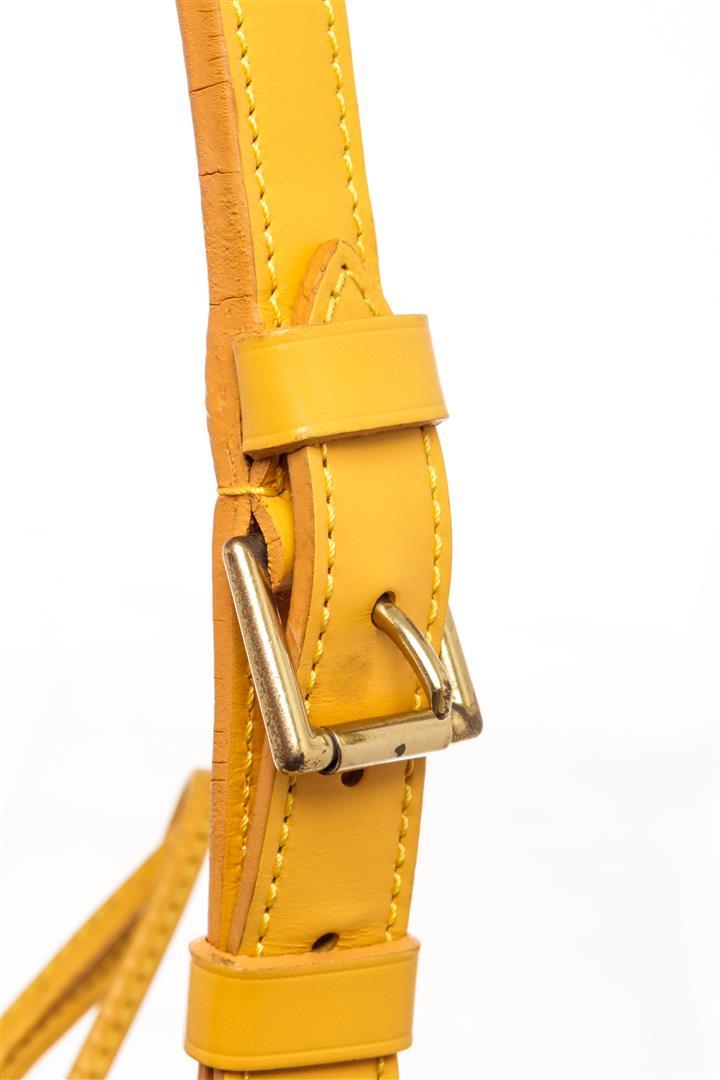 Louis Vuitton Yellow Leather Noe Shoulder Bag