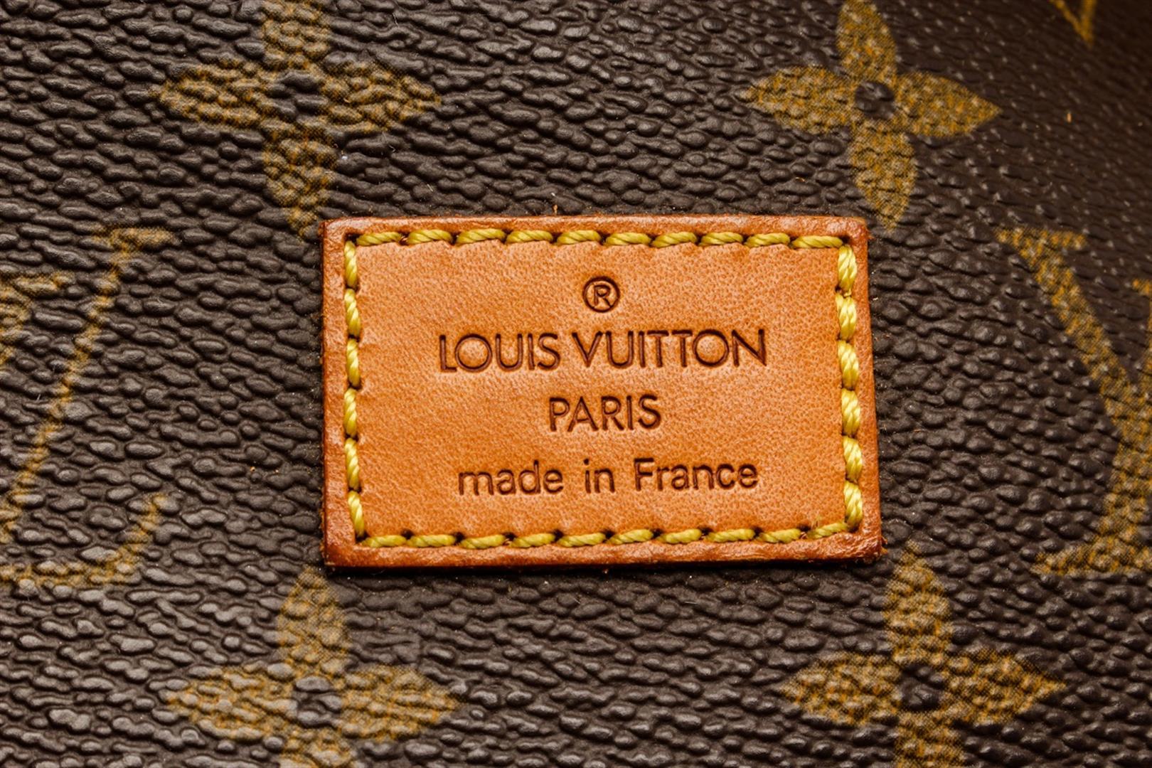 Louis Vuitton Brown Monogram Leather Saumur 35 Shoulder Bag