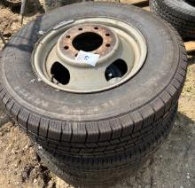 (3) 225/75 R16 Michelin tires load E