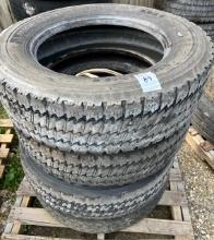 235/70R19.5 (4) Michelin tires