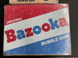 "2 Retro Vintage Signs" Moon Pie & Bazooka Bubble Gum