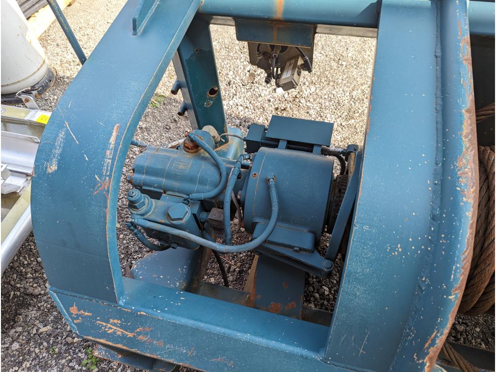 Tulsa Ruffnek Winch Cable Heavy Duty Towing Gear 80,000 lbs RN80P 1" cable Surplus Used Take off