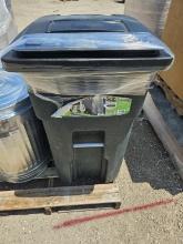 64 Gallon Trash Can of Smoking Pellets