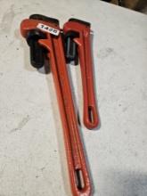 18" Heavy Duty & 14" Heavy Duty Pipe Wrench