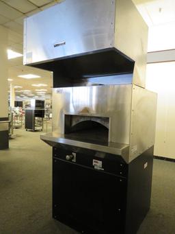 43-INCH WOODSTONE WS-BL-4343-RFG-NG GAS HEARTH PIZZA OVEN WITH HOOD