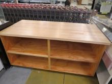 NEW 6FT X 34INCH WOOD SERVICE COUNTER