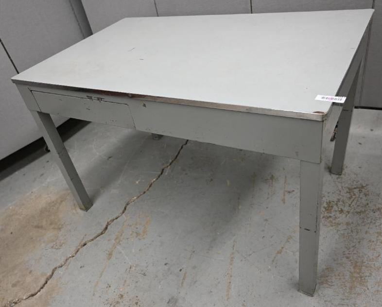 Metal Desk / Work Table with Formica Top