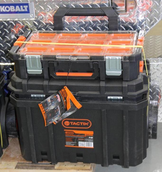 Tactix Modular Mobile Storage System Toolbox