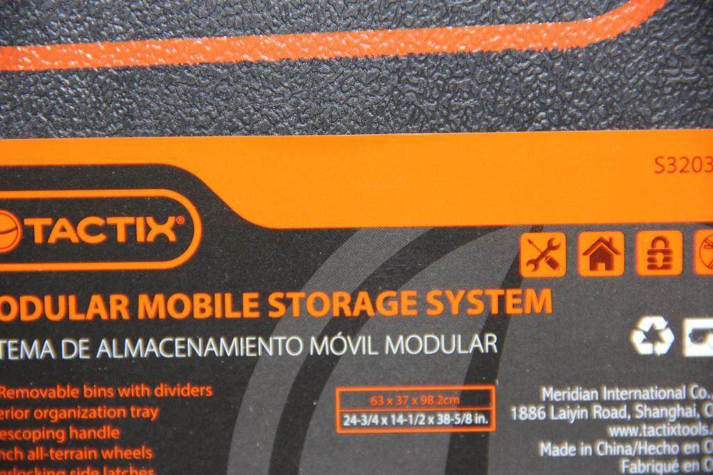 Tactix Modular Mobile Storage System Toolbox