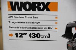 Worx 40V Cordless 12" Chainsaw