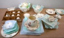 Fifty Pieces of Priscilla Pattern Dishes