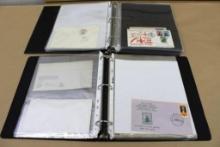 Two Binders of Scouting Stamps, Post Cards, and First Day Covers