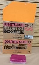 Thirty Six Cut/ Paste/ Store School Boxes