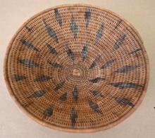 9x9x3" Woven Indian Basket