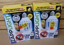 Two 60 Watt Zapp Light Bulbs