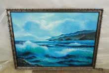 Seascape Oil On Canvas