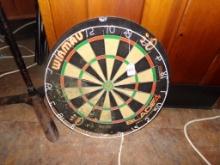 Used Winmar Blade Dart Board and Out Chart
