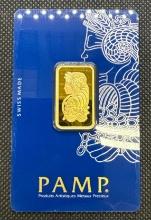 PAMP Suisse 10 Gram 9999 Fine Gold Bullion Bar