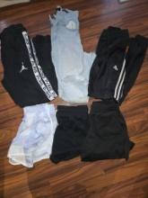 3 Pairs of Shorts with 3 pairs of pants (Jordan/ Adidas)