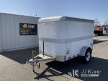 2004 Pace American Trailer JT58SA Enclosed Cargo Trailer, GVWR 2990lb, 5ft x 8ft, Ball Hitch Used