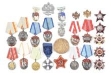 LOT OF 20TH CENTURY RUSSIAN MEDALS.